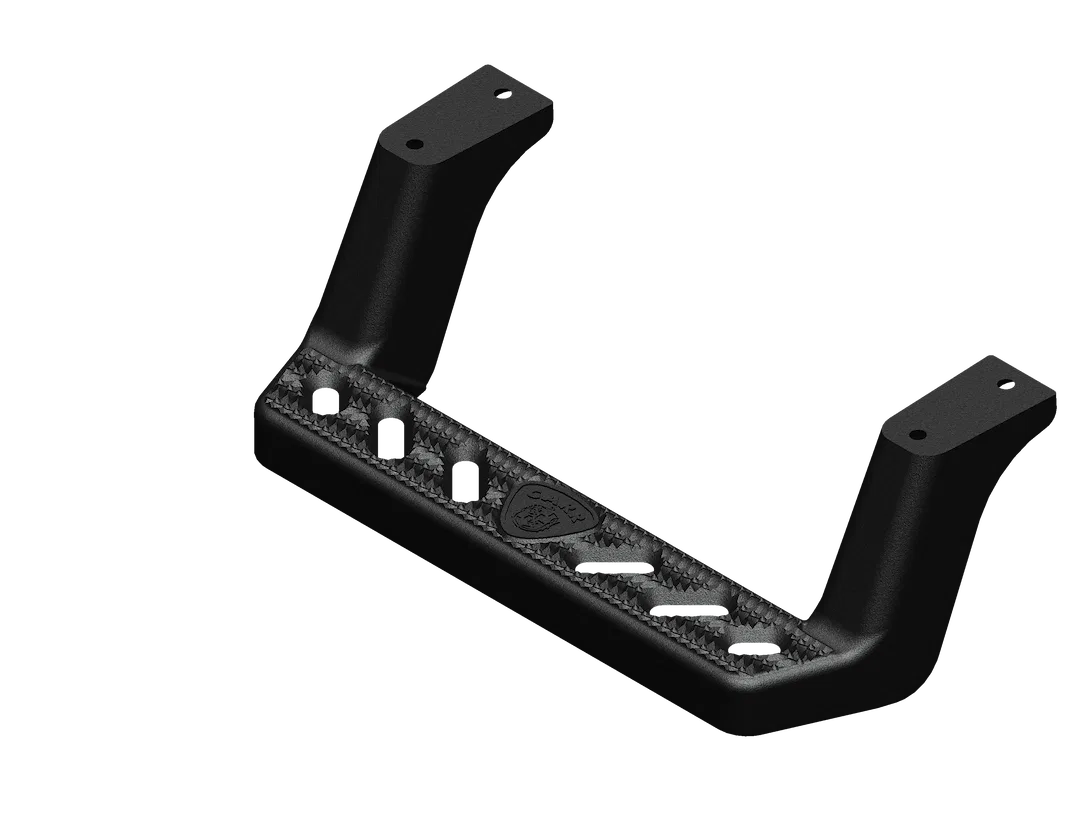 150101-1 – CARR Truck Step, Side Bed Mount Single Flat Step Non Extendable 500 Pound Weight Capacity Stationary Textu...